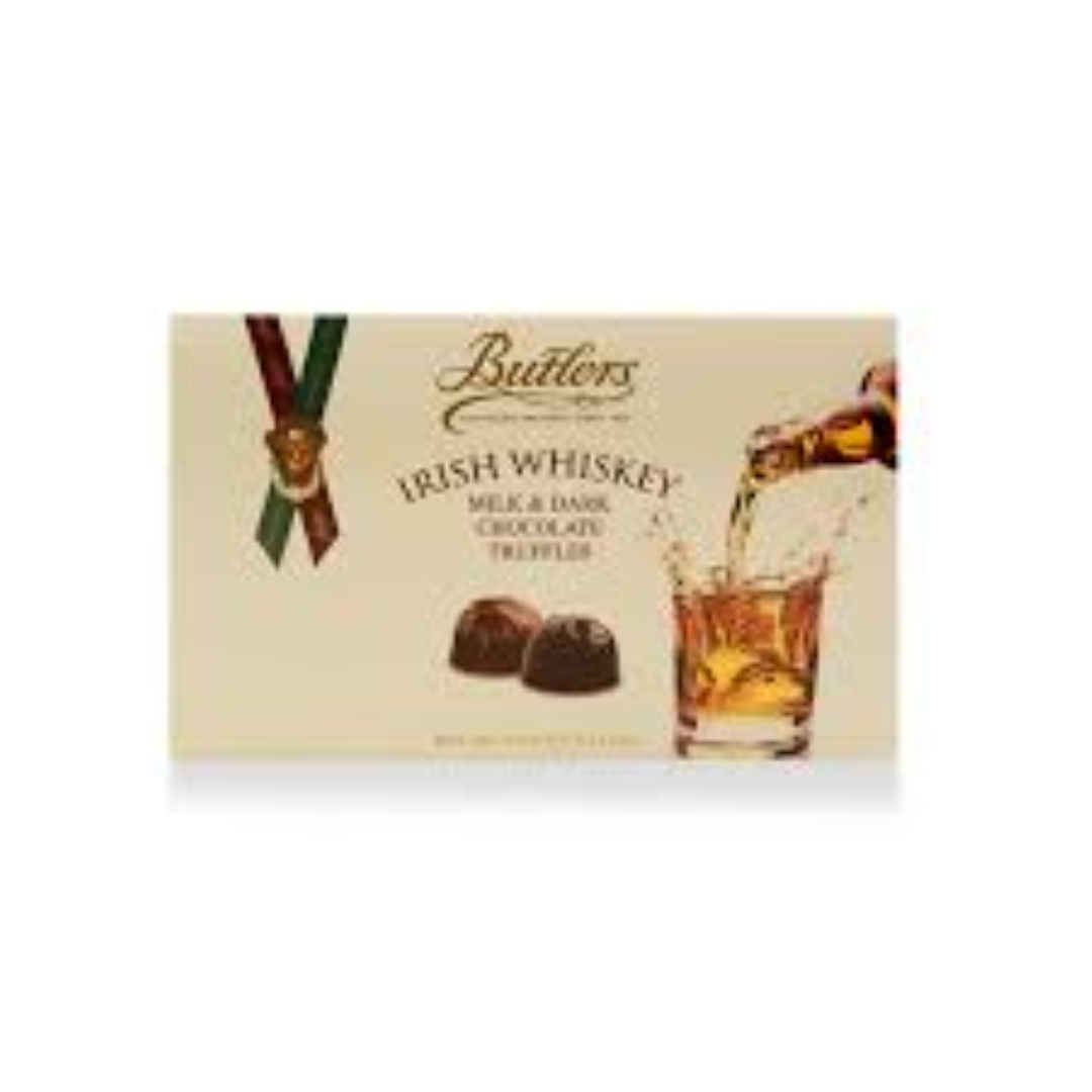 BUTLERS IRISH WHISKY MILK & DARK CHOC TRU 125G